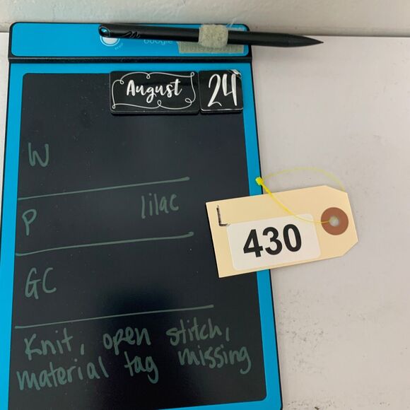 J Brand Sweater Womens S Small Lilac Knit Mock Neck Drop Shoulder Boxy Cropped - Picture 13 of 14